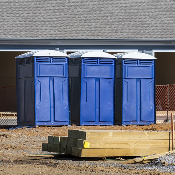 how do you ensure the porta potties are secure and safe from vandalism during an event in New Hampton NY